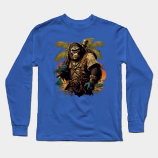 gorilla pirate Long Sleeve T-Shirt